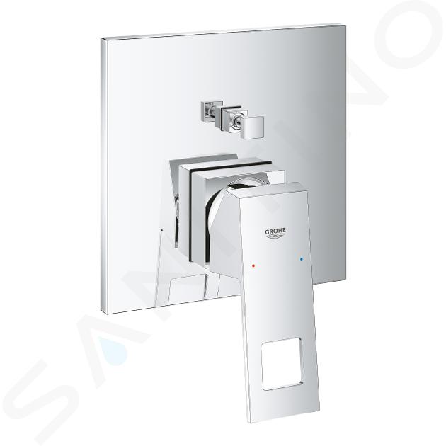 Grohe Eurocube - Grifo empotrado para dos dispositivos, cromo 24062000