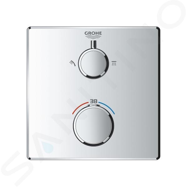 Grohe Grohtherm - Grifo termostático de ducha para dos dispositivos, cromo  24079000