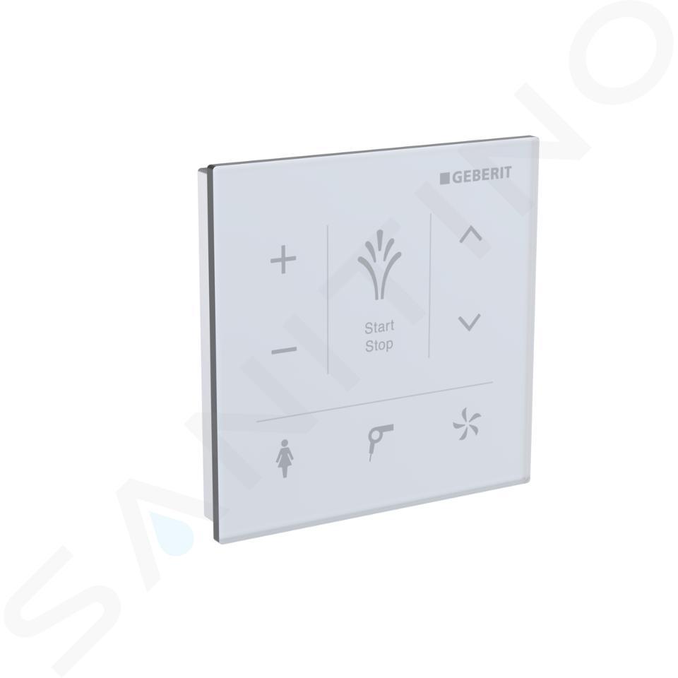 Geberit AquaClean - Panel de pulsador de pared para bidé electrónico, blanco 147.038.SI.1