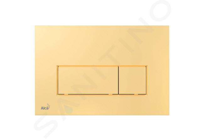 Alcadrain Thin - Buton de control al fluxului, auriu M575