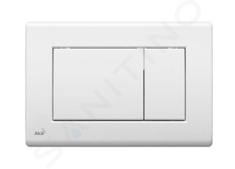 Alcadrain Basic - Plaque de déclenchement, blanc M270