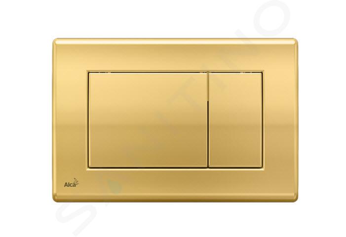 Alcadrain Basic - Spoelbedieningsknop, goud M275