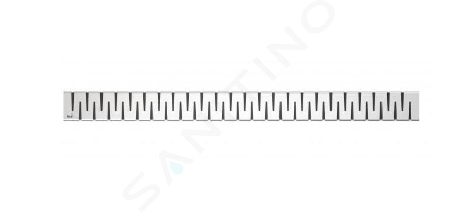 Alcadrain Rošty - Rošt pro liniový sprchový žlab 950 mm, nerez lesk ZIP-950L