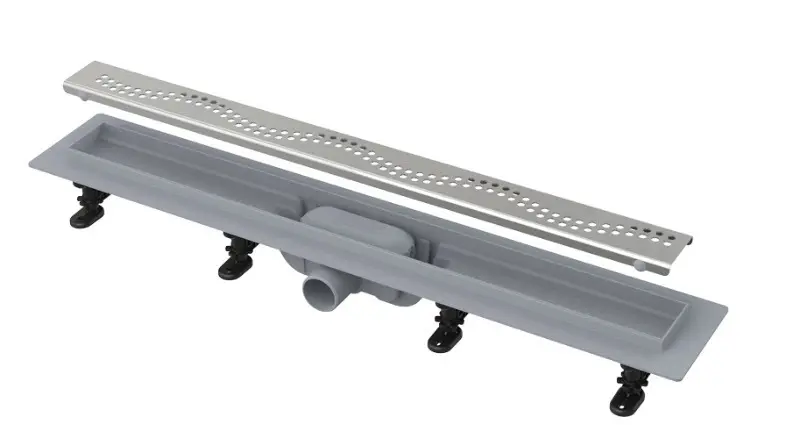 Alcadrain Odtokove zlaby - Sprchovy zlab Simple 850 mm, s okrajem pro ...