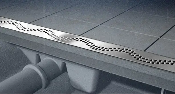 Alcadrain Odtokove zlaby - Sprchovy zlab Simple 850 mm, s okrajem pro ...