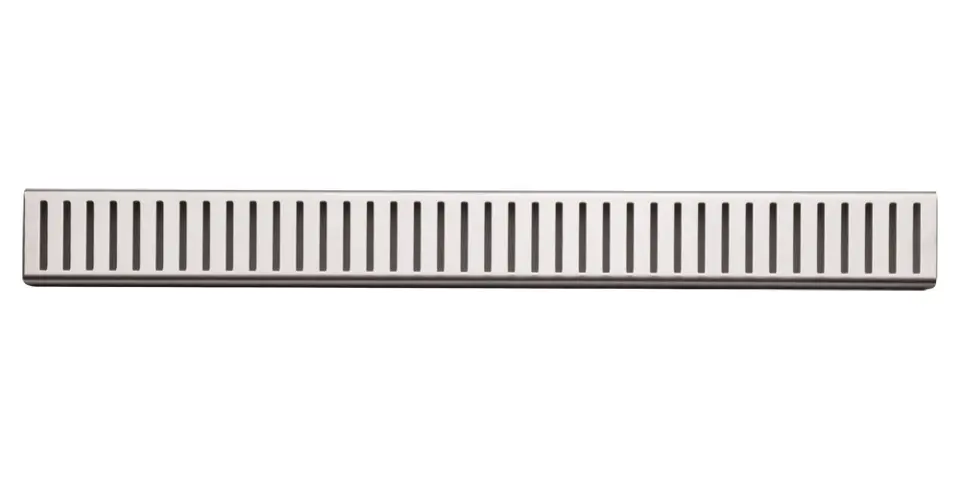 Alcadrain Grilles - Grille pour caniveau à douche linéaire 1050 mm, inox brillant PURE-1050L