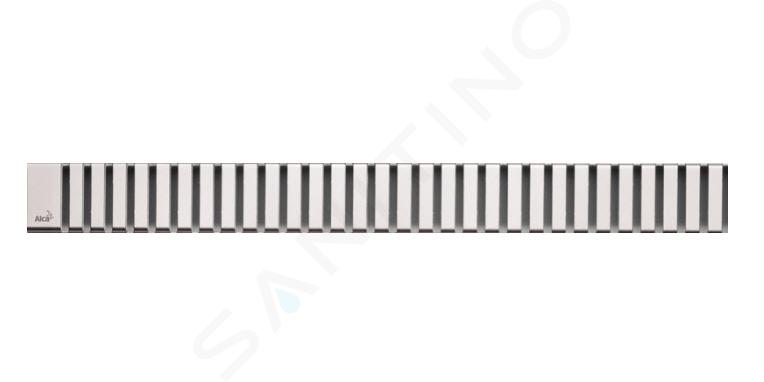 Alcadrain Griglie - Griglia per canalina doccia lineare 105 cm, acciaio inox opaco LINE-1050M