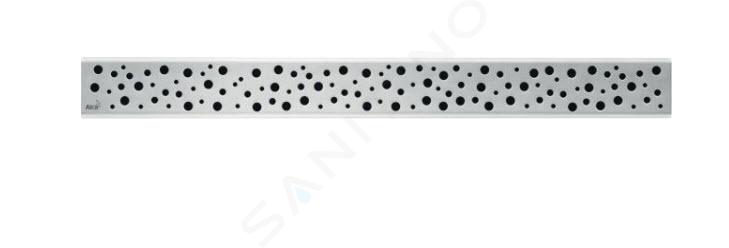 Alcadrain Griglie - Griglia per canalina doccia lineare 1150 mm, acciaio inox opaco BUBLE-1150M