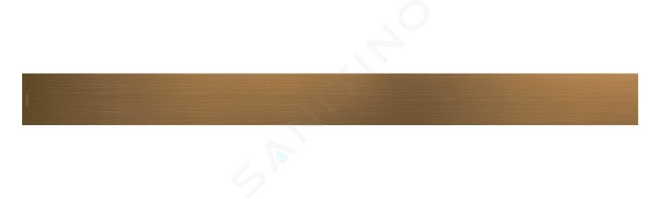 Alcadrain Roste - Rost für lineare Duschrinne 115 cm, Bronze antic DESIGN-1150ANTIC