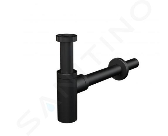 Alcadrain Sifoni - Sifone di design, nero opaco A400BLACK