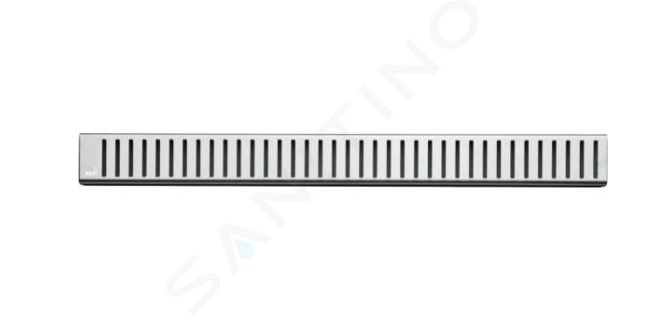 Alcadrain Griglie - Griglia per canalina doccia lineare 950 mm, acciaio inox opaco PURE-950M