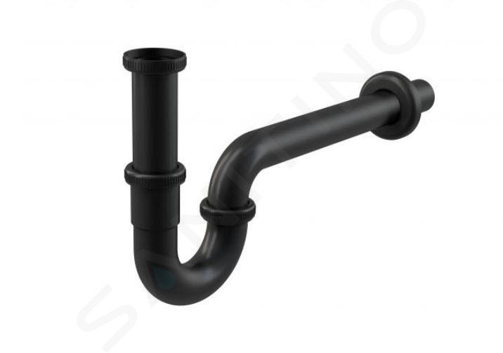 Alcadrain Sifoni - Sifone per lavabo U DN32, nero/opaco A4320BLACK