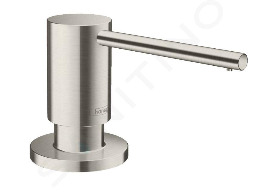 Hansgrohe Příslušenství - Dávkovač mycích prostředků A41, 500 ml, nerezová ocel 40438800