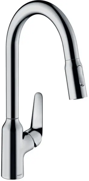 Hansgrohe Focus M42 - M4216-H220 keukenkraan met uittrekbare handdouche, chroom 71820000