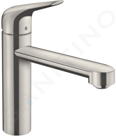 Hansgrohe Focus M42 - Bateria zlewozmywakowa M421-H120, stal szlachetna optyczna 71806800