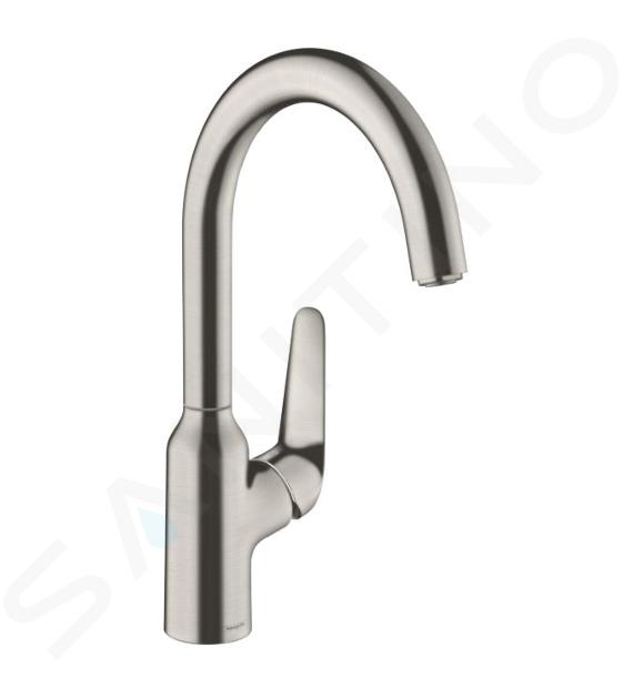 Hansgrohe Focus M42 - Dřezová baterie M421-H220, vzhled nerezu 71802800