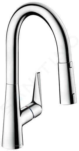 Hansgrohe Talis M51 - Bateria zlewozmywakowa M5116-H160 z wyciąganą wylewką, sBOX, chrom 73850000