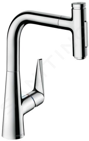 Hansgrohe Talis Select M51 - Bateria zlewozmywakowa M5117-H220 z wyciąganą wylewką, sBOX, chrom 73868000