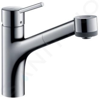 Hansgrohe Talis M52 - Dřezová baterie M5216-H170 s výsuvnou sprškou, sBOX, chrom 73860000