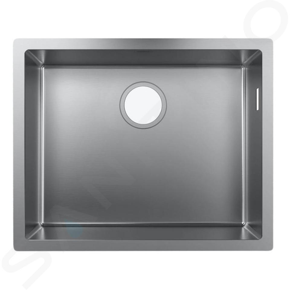 Hansgrohe Lavelli - Lavello sottopiano S719-U500, acciaio inox 43427800