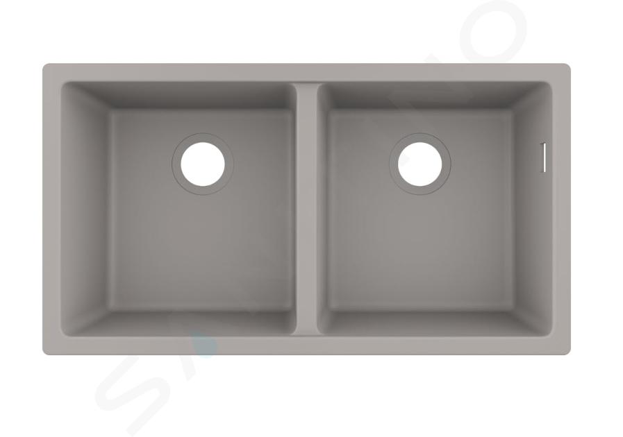 Hansgrohe Mosogatók - Beépített gránit mosogató S510-U770, betonszürke 43434380