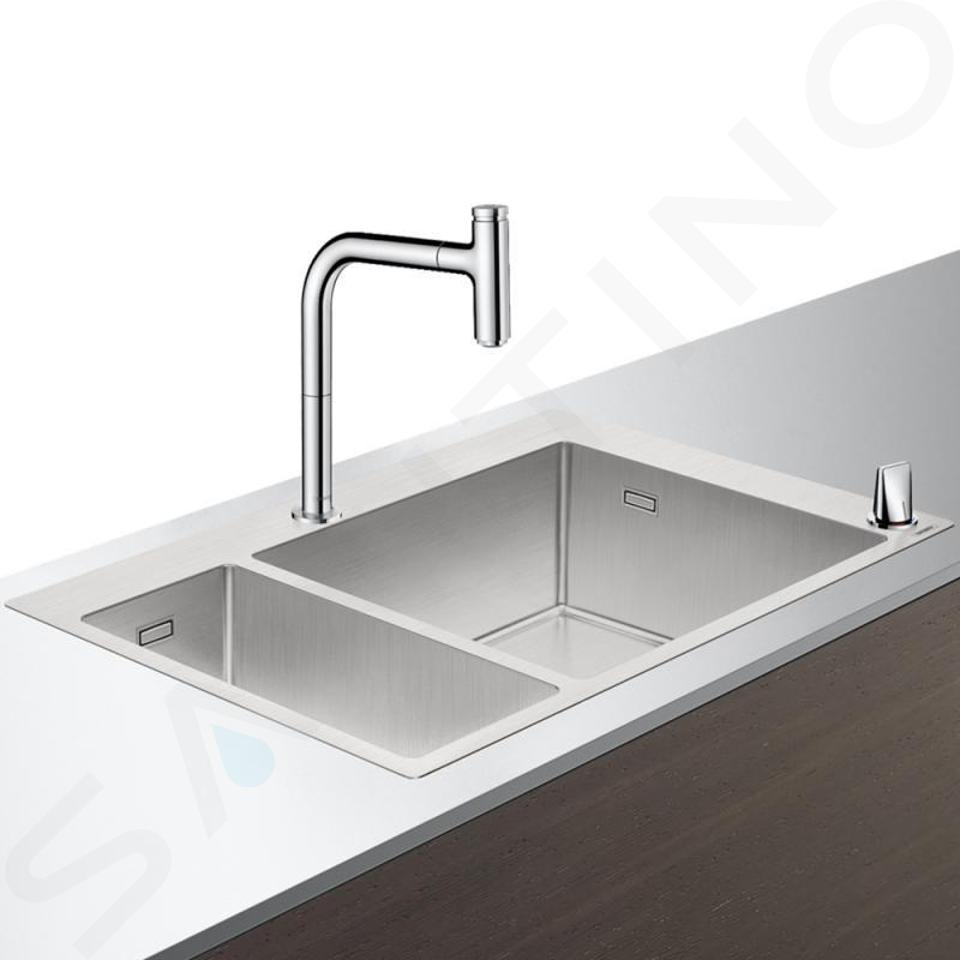 Hansgrohe Drezy - Súprava drezu a batérie C71-F655-09, chróm 43206000