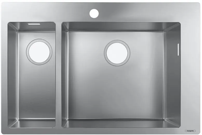 Hansgrohe Abwäschen - Einbauspülbecken S711-F655, Edelstahl 43309800