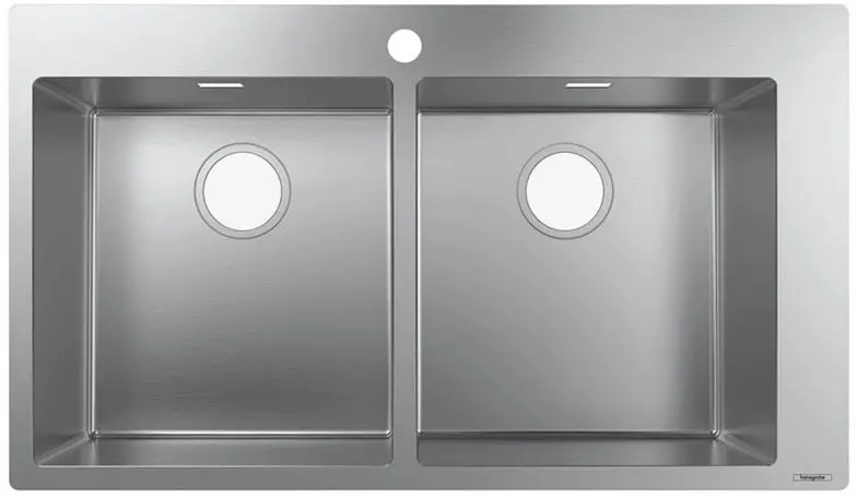 Hansgrohe Chiuvete - Chiuvetă încastrată S711-F765, oțel inoxidabil 43303800