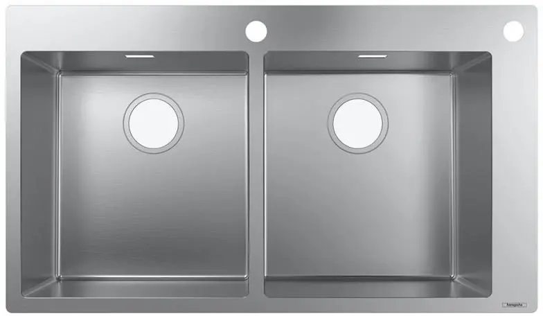 Levně Hansgrohe Dřezy - Vestavný dřez S712-F765, nerezová ocel 43311800