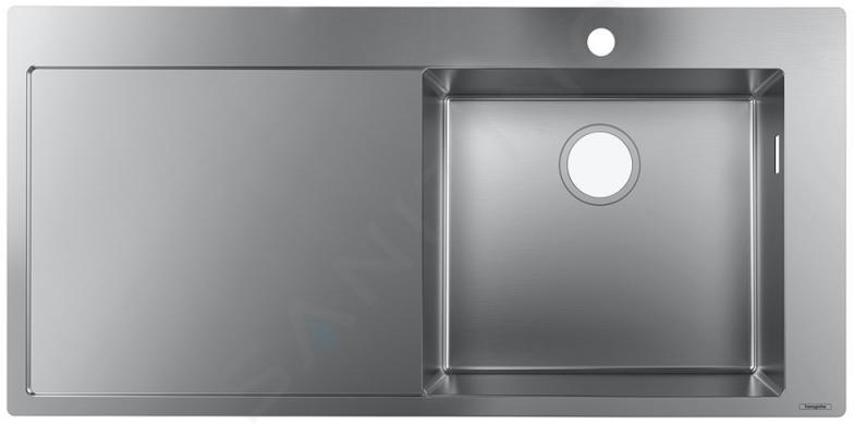 Hansgrohe Éviers - Évier à encastrer  S715-F450, inox 43306800