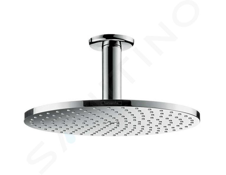 Hansgrohe Raindance S - Rociador de ducha PowderRain240, con conexión de techo 100 mm, cromo 27620000