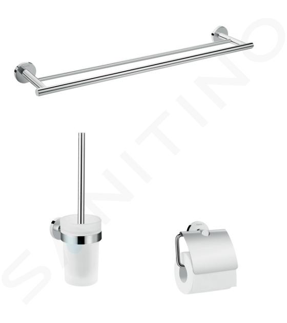 Hansgrohe Logis Universal - Set di accessori per bagno, cromato 41727000