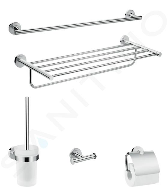 Hansgrohe Logis Universal - Súprava doplnkov do kúpeľne, chróm 41728000