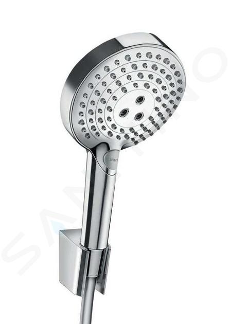 Hansgrohe Raindance Select S - Set de duș 120 3 jeturi P cu suport și furtun de duș 1,6 m, crom 27668000