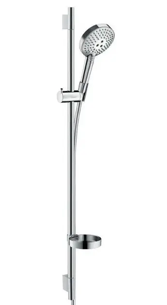 Hansgrohe Raindance Select S - Brausegarnitur 120, 3jet P mit Duschstange 90 cm, verchromt 27667000