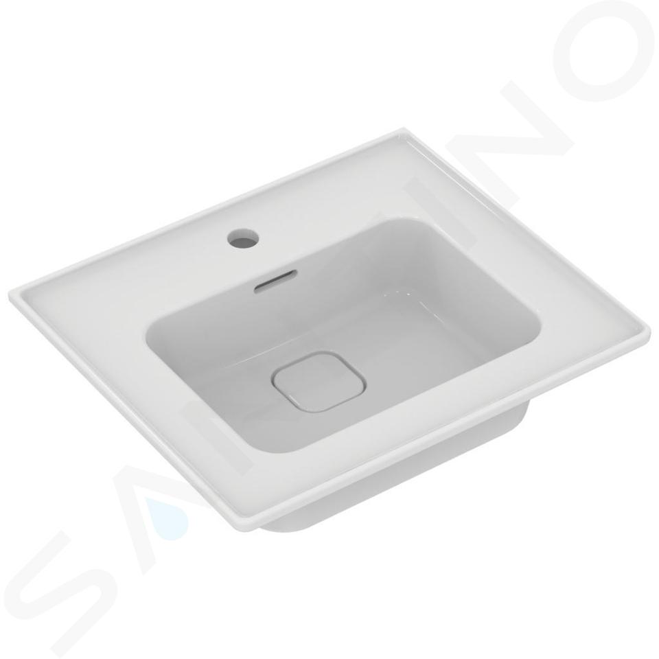 Ideal Standard Strada II - Lavabo d’ameublement, 540x460 mm, avec trou pour mitigeur, blanc T298801