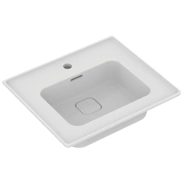 Levně Ideal Standard Strada II - Nábytkové umyvadlo 54x46 cm, s otvorem pro baterii, s Ideal Plus, bílá T2988MA