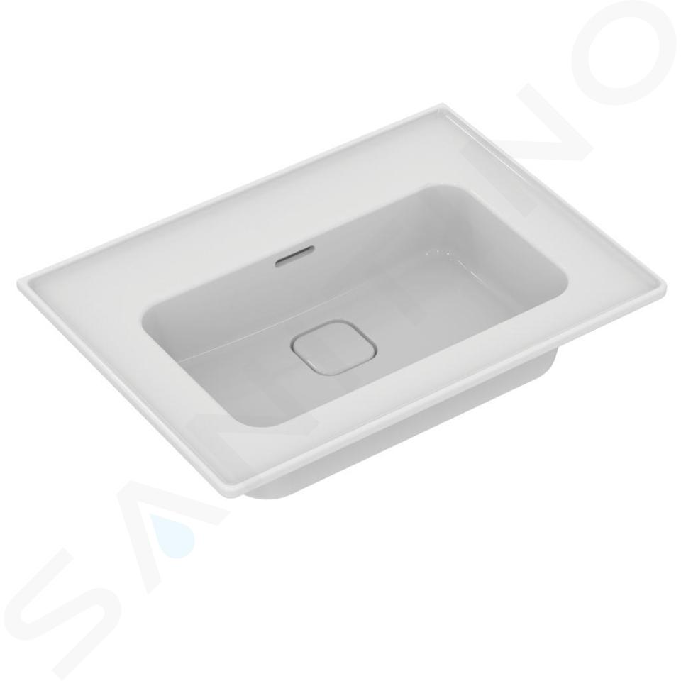 Ideal Standard Strada II - Lavabo da mobile 64x46 cm, senza foro per miscelatore, bianco T363301