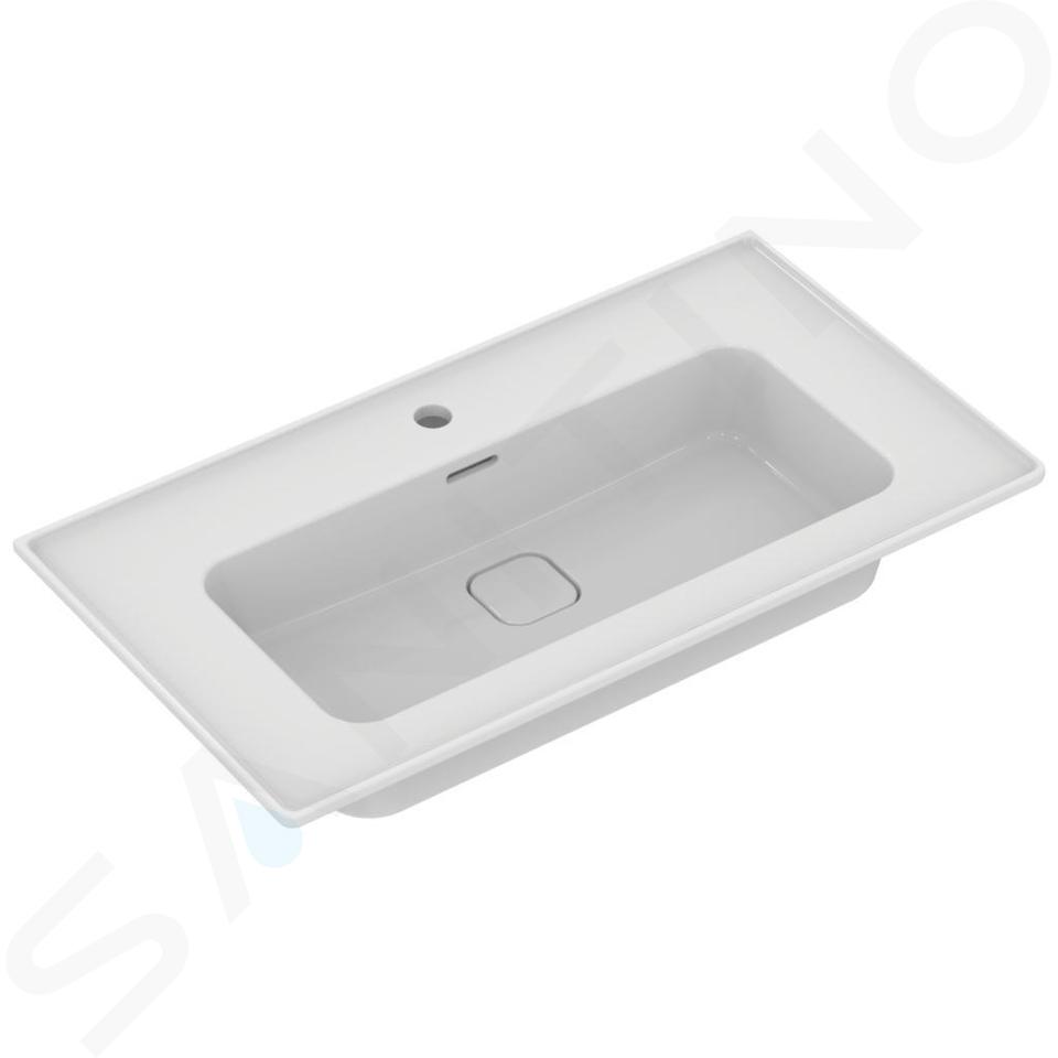 Ideal Standard Strada II - Lavabo da mobile 84x46 cm, con foro per miscelatore, bianco T300301