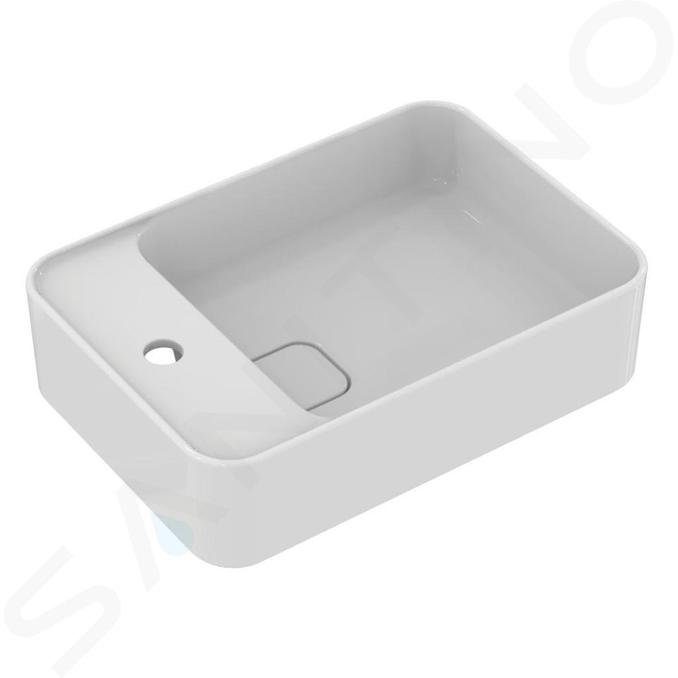 Ideal Standard Strada II - Lavabo 50x35 cm, avec ouverture sur le côté, avec Ideal Plus, blanc T2964MA