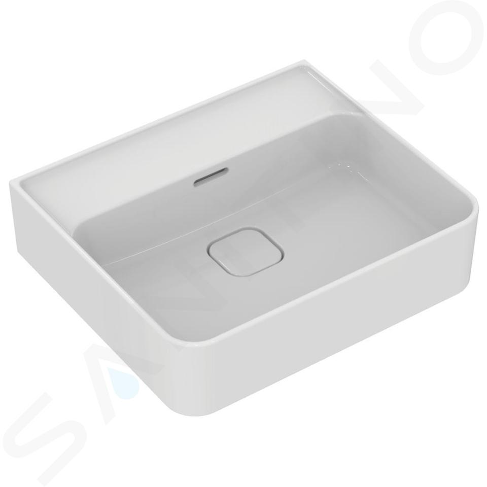 Ideal Standard Strada II - Lavabo, 50x43 cm, senza foro per miscelatore, bianco T363701