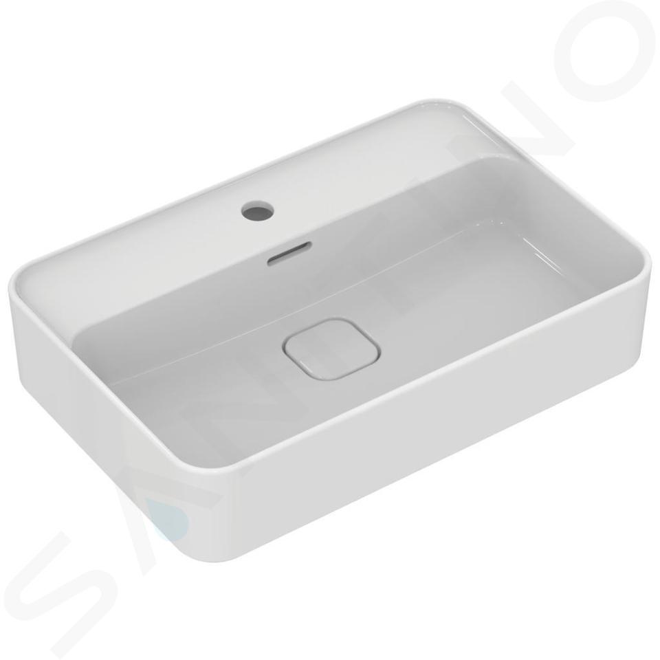 Ideal Standard Strada II - Lavabo 600x400 mm, con foro per miscelatore, bianco T299801