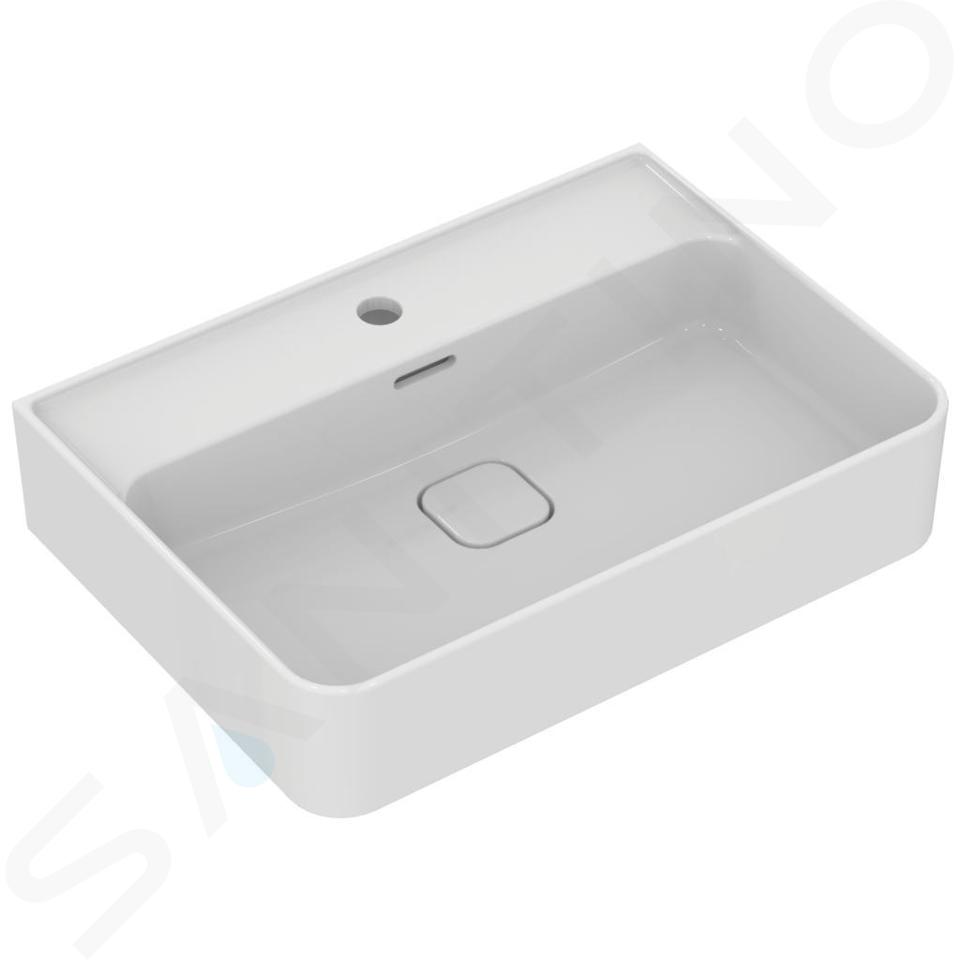 Ideal Standard Strada II - Lavabo 600x430 mm, con foro per rubinetto, bianco T300001