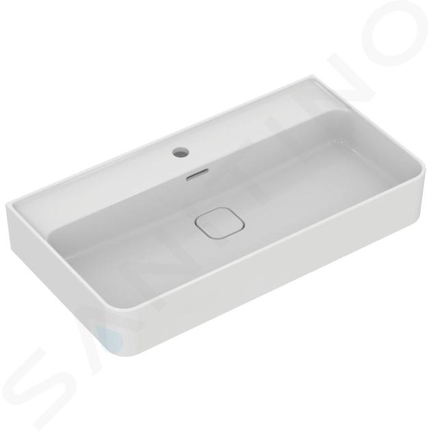 Ideal Standard Strada II - Lavabo 800x430 mm, con foro per rubinetto, bianco T300101