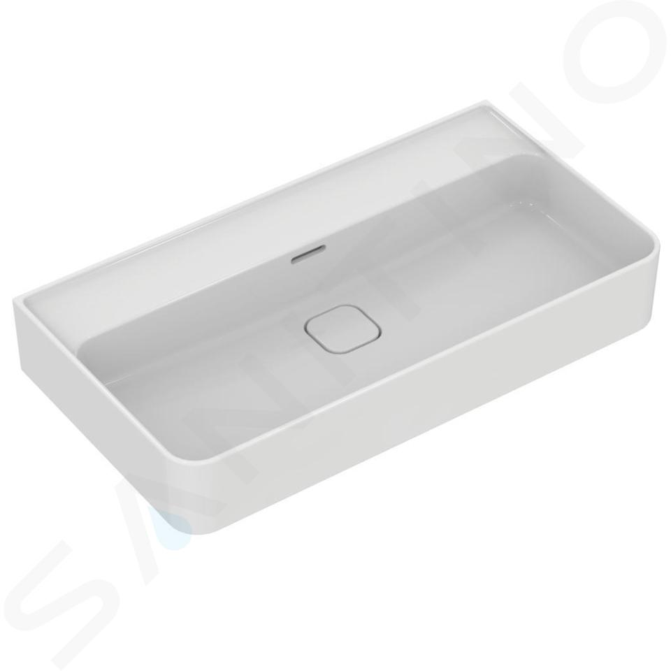 Ideal Standard Strada II - Lavabo, 80x43 cm, senza foro per miscelatore, bianco T363901