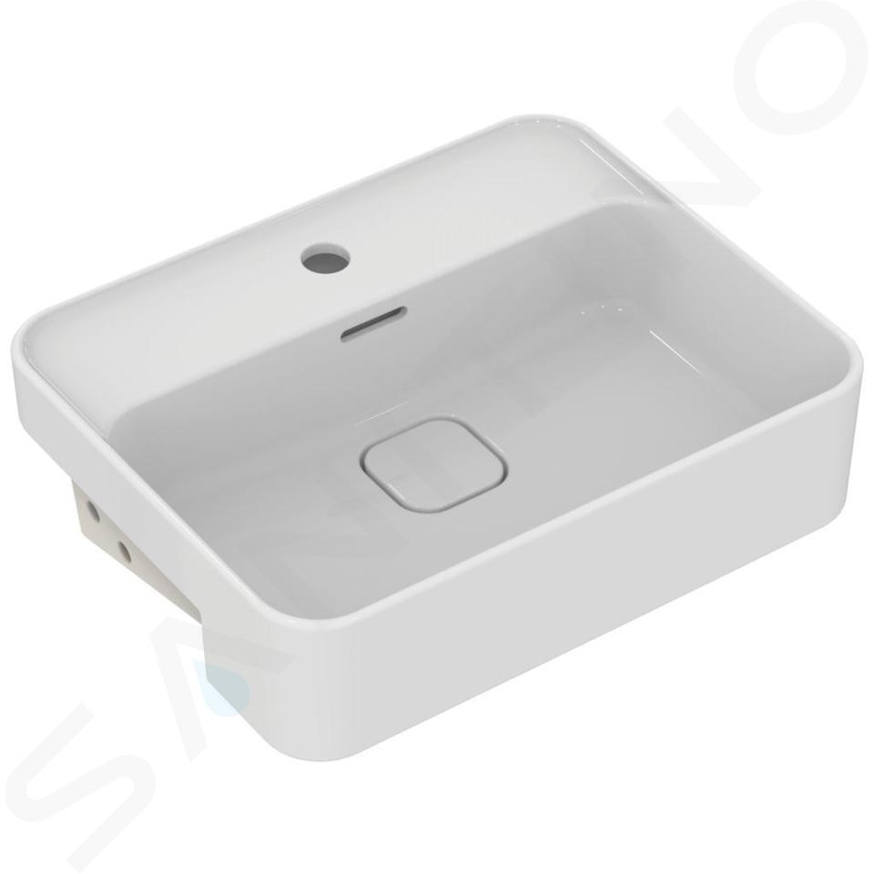 Ideal Standard Strada II - Lavabo da semincasso 50x40 cm, con Ideal Plus, bianco T2993MA