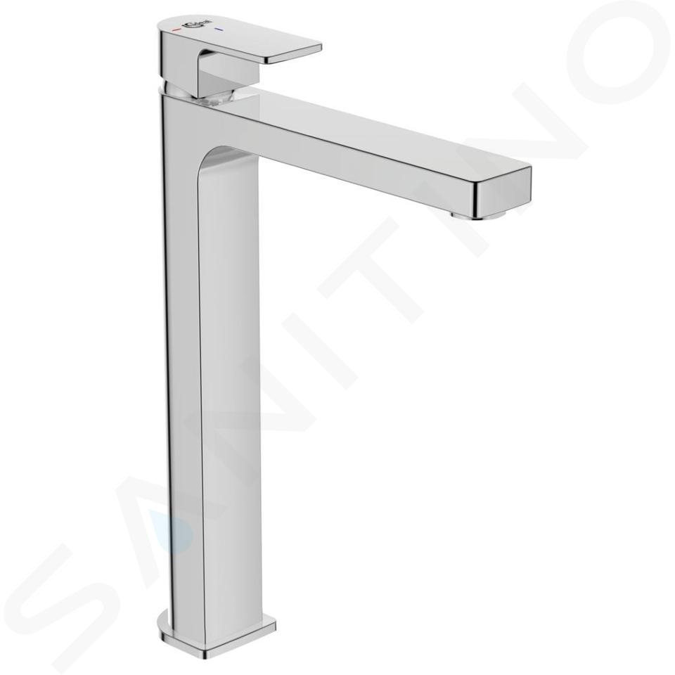 Ideal Standard Edge - Miscelatore per lavabo da appoggio, BlueStart, cromato A7115AA