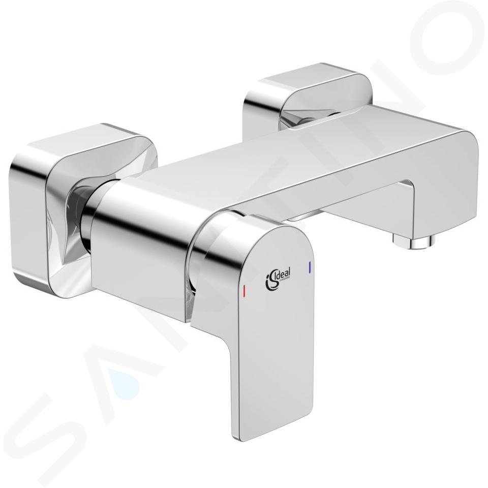 Ideal Standard EDGE set rubinetteria con miscelatore lavabo senza scarico,  miscelatore bidet con scarico, miscelatore monocomando ad incasso doccia e  corpo incasso, finitura cromo SETED004