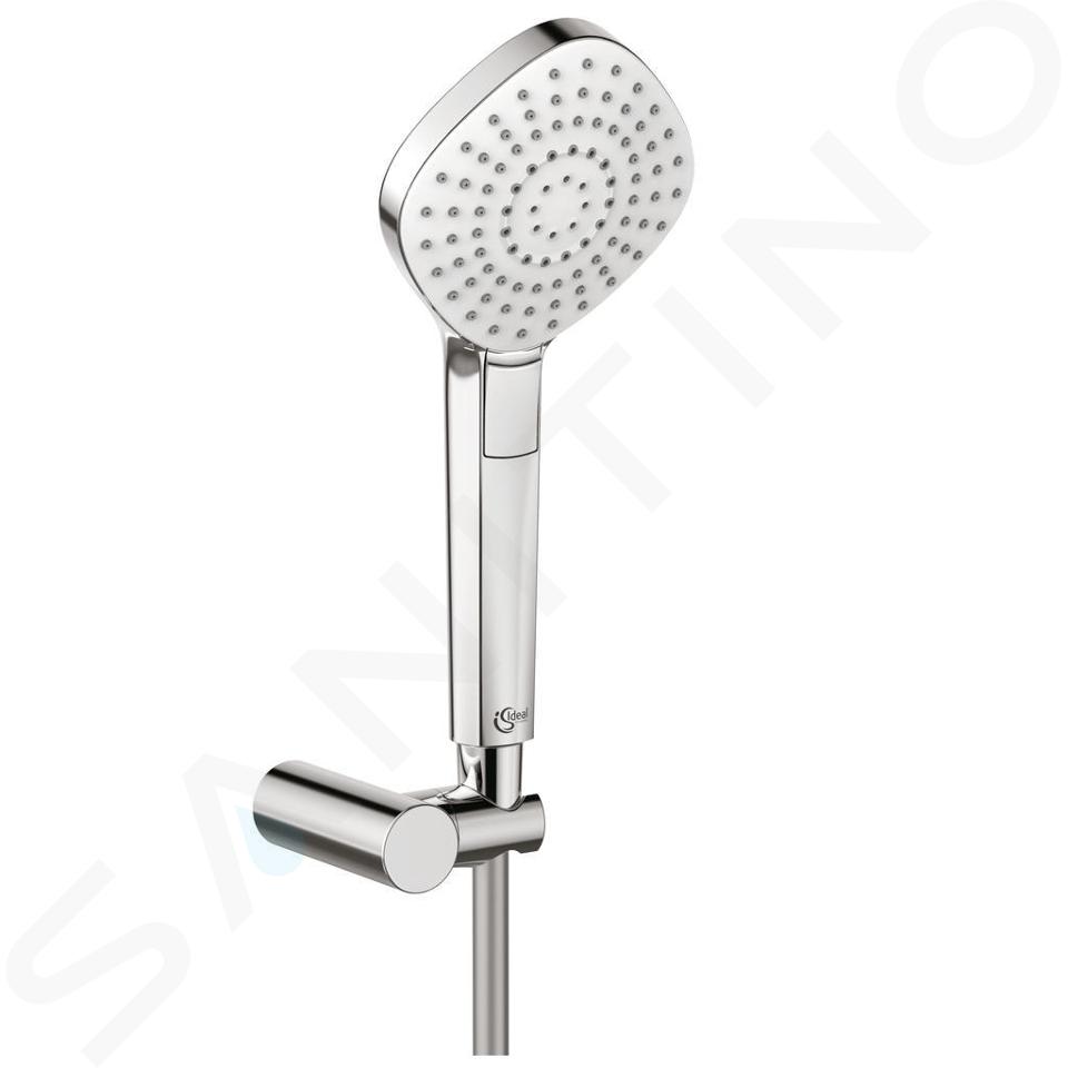 Ideal Standard IdealRain Evo - Zuhanyfejkészlet Diamond 115, tömlő kézi zuhanyzóval, 3 fúvókával, krómozott B2405AA