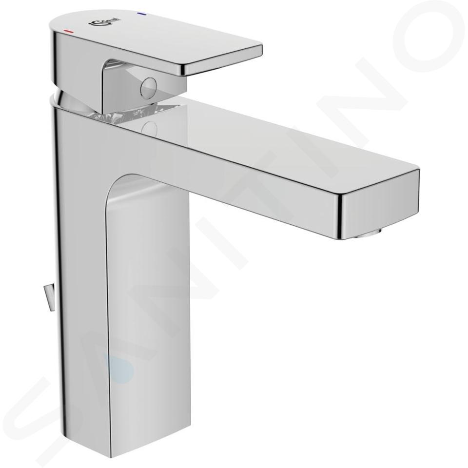 Ideal Standard Edge - Grifo de lavabo Grande con desagüe, cromo A7109AA